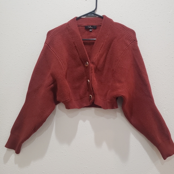 Lulu's Rust Knit 3 pc Sweater Dress - Coming Soon - Picture 2 of 8